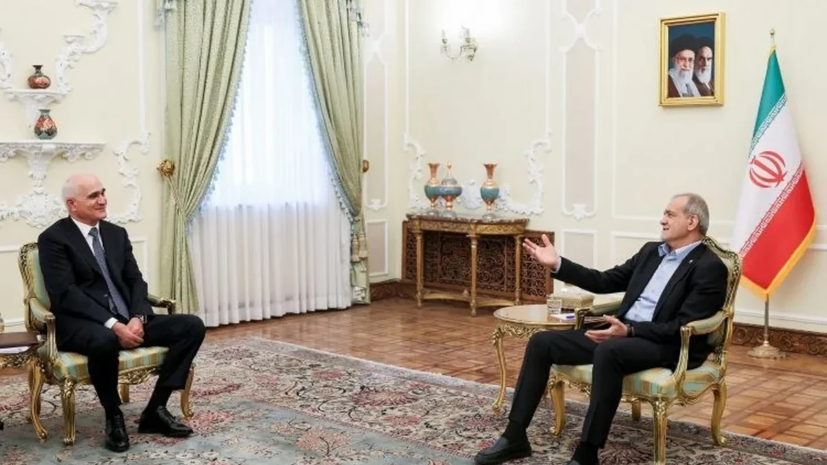 Chahin Mustafayev a rencontré le président iranien