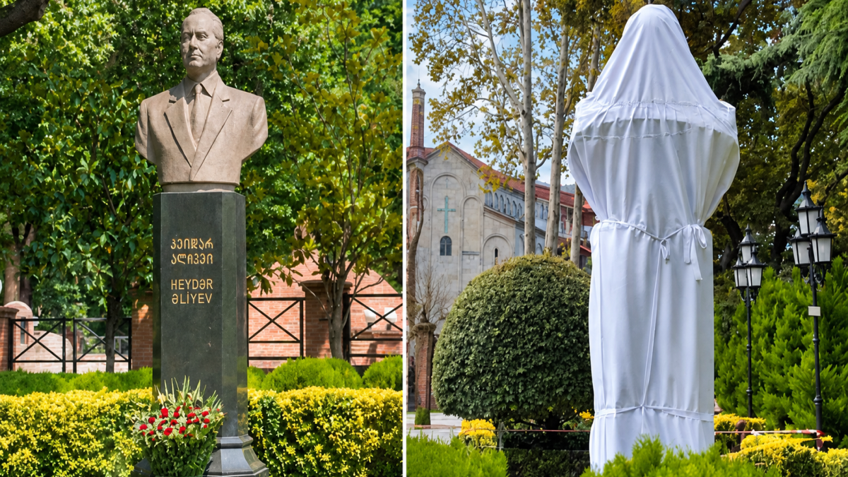Citoyen arménien qui a endommagé le buste d&rsquo;Heydar Aliyev à Tbilissi arrêté