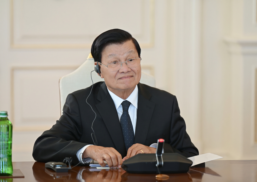 Le Président du Laos remercie le chef de l&rsquo;État azerbaïdjanais pour sa proposition concernant les étudiants