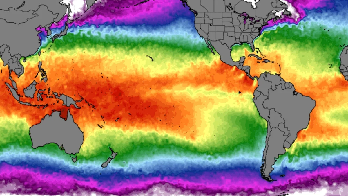 Le Pacifique se réchauffe à un niveau record sous l&rsquo;influence d&rsquo;El Niño