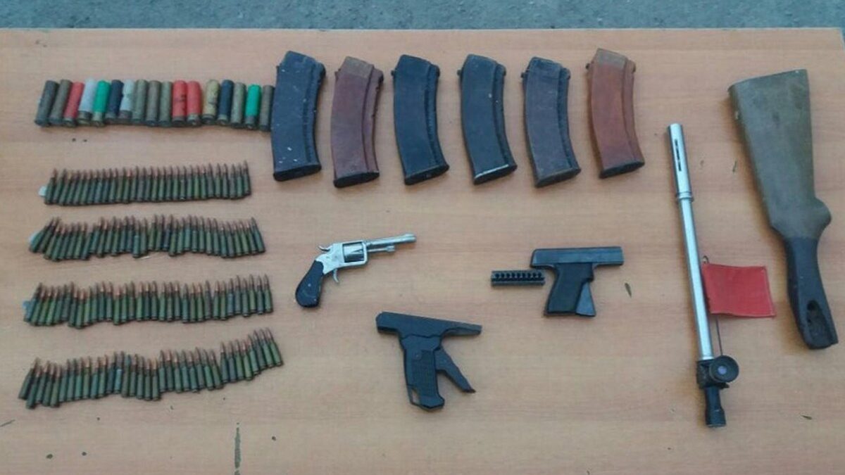 Armes et munitions illégalement détenues decouvertes