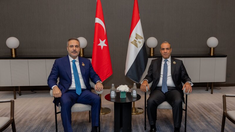 Hakan Fidan a rencontré son homologue égyptien