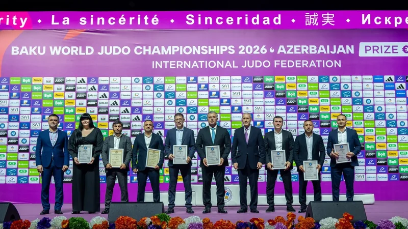 Les judokas azerbaïdjanais récompensés